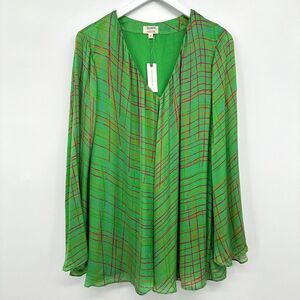 Guapa Anthropologie Jacqueline Swing Top Shirt Tunic Size Medium New $160 Blouse